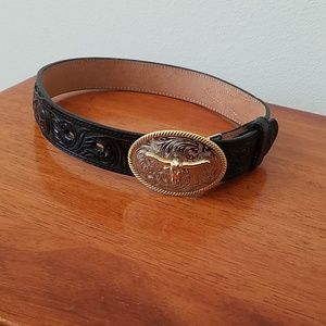 Little boys western belt and buckle